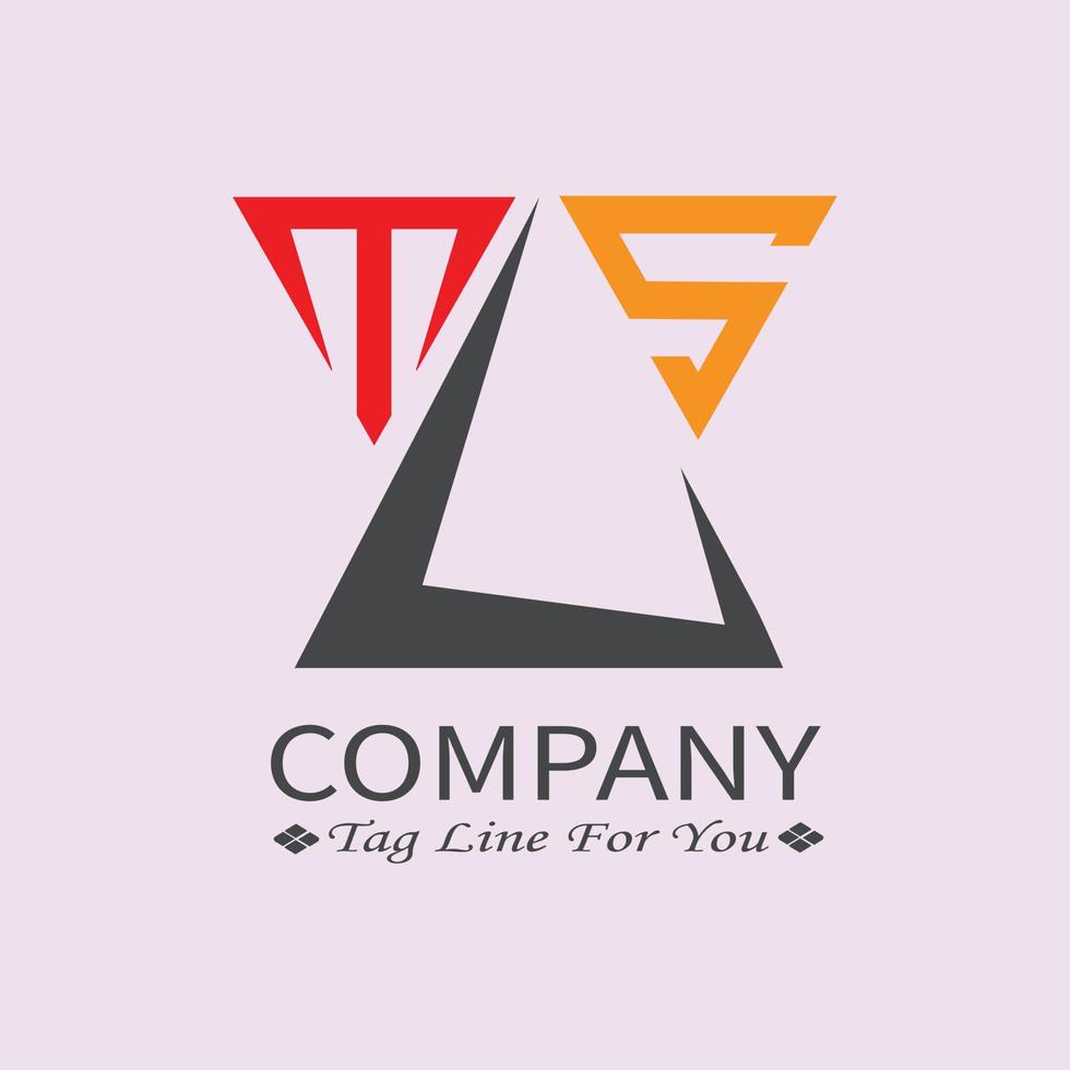 colorful geometric vector logo design