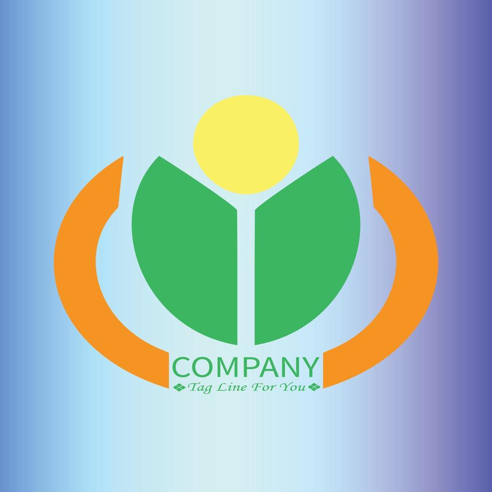 colorful geometric vector logo design