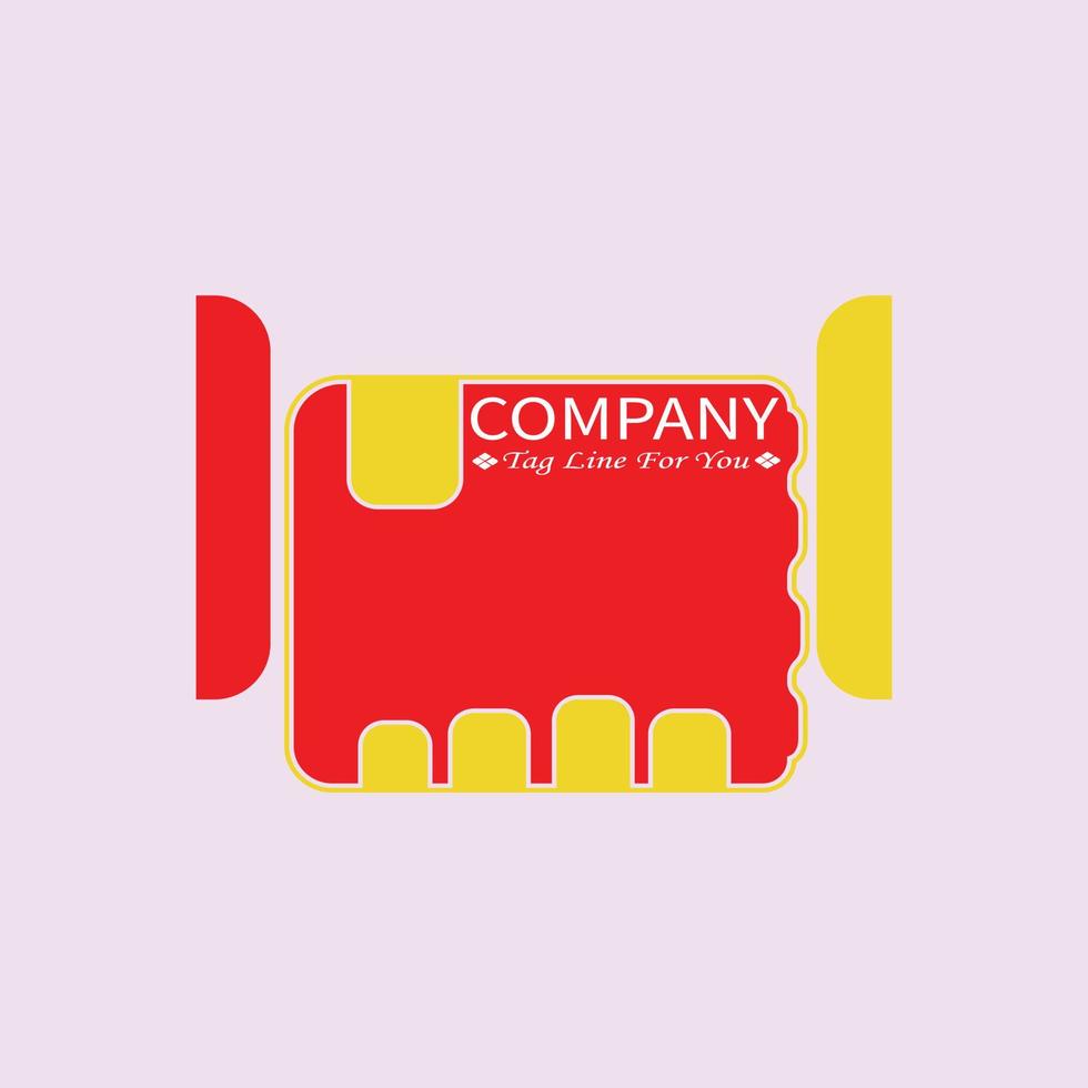 colorful geometric vector logo design