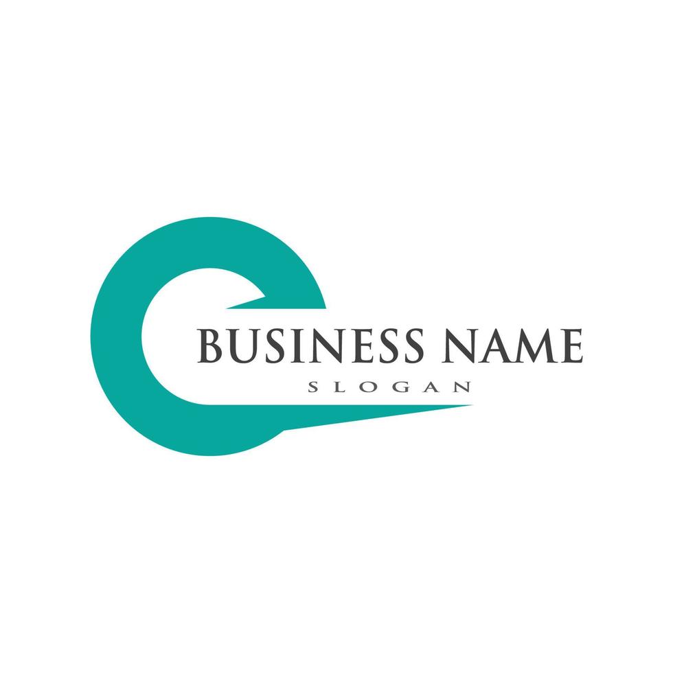logotipo de finanzas empresariales vector