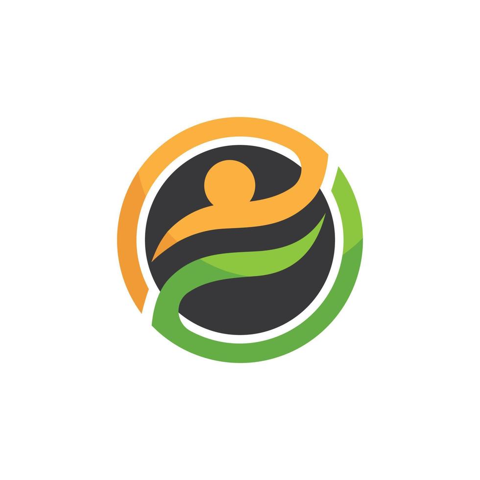 Healthy Life people Logo vector