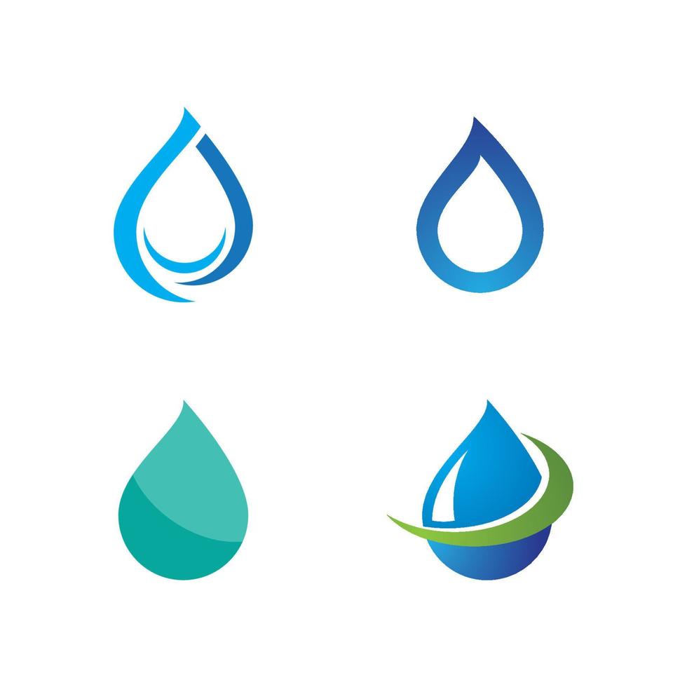 Water drop illustration vector