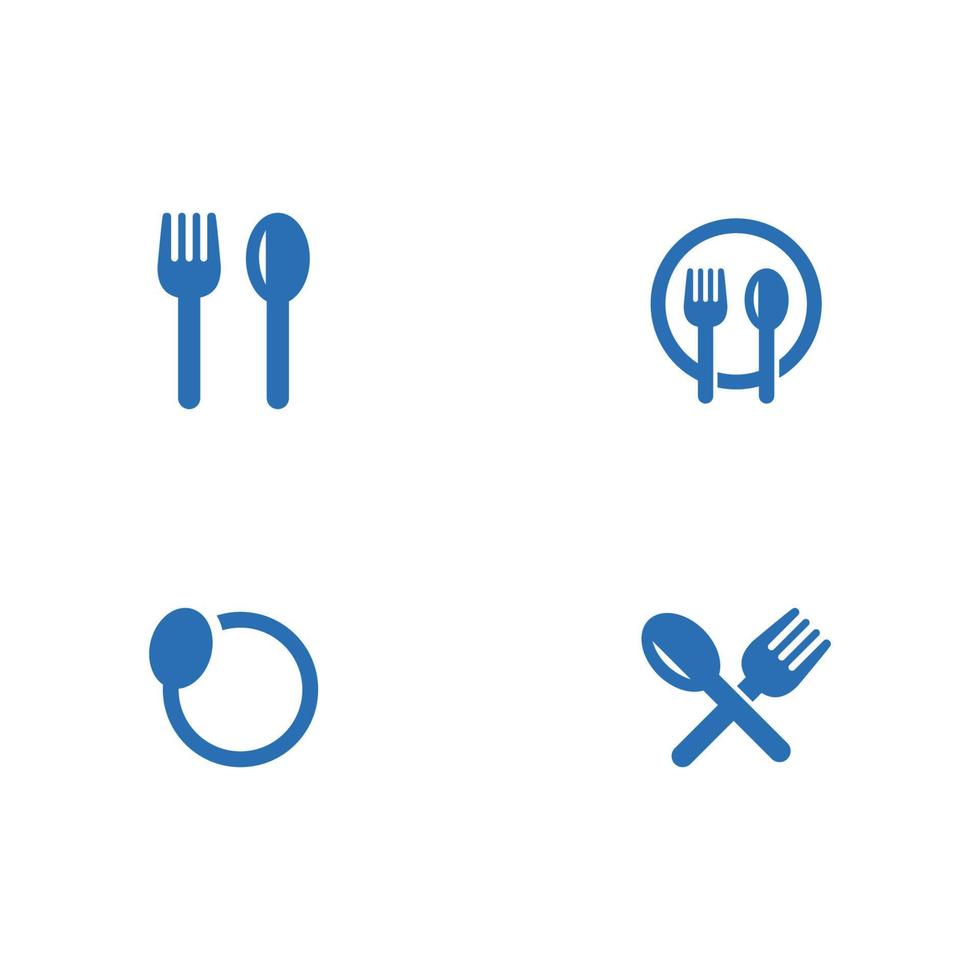 fork and spoon vector
