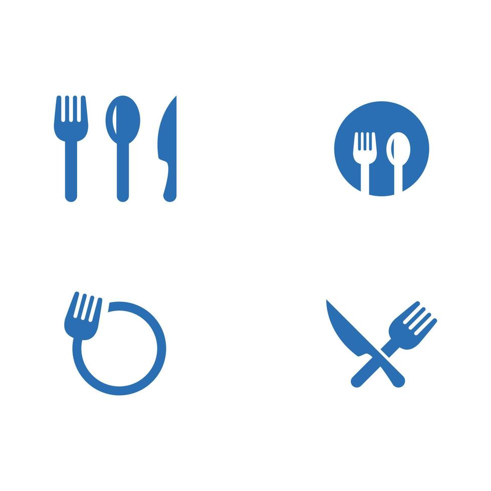 fork and spoon vector