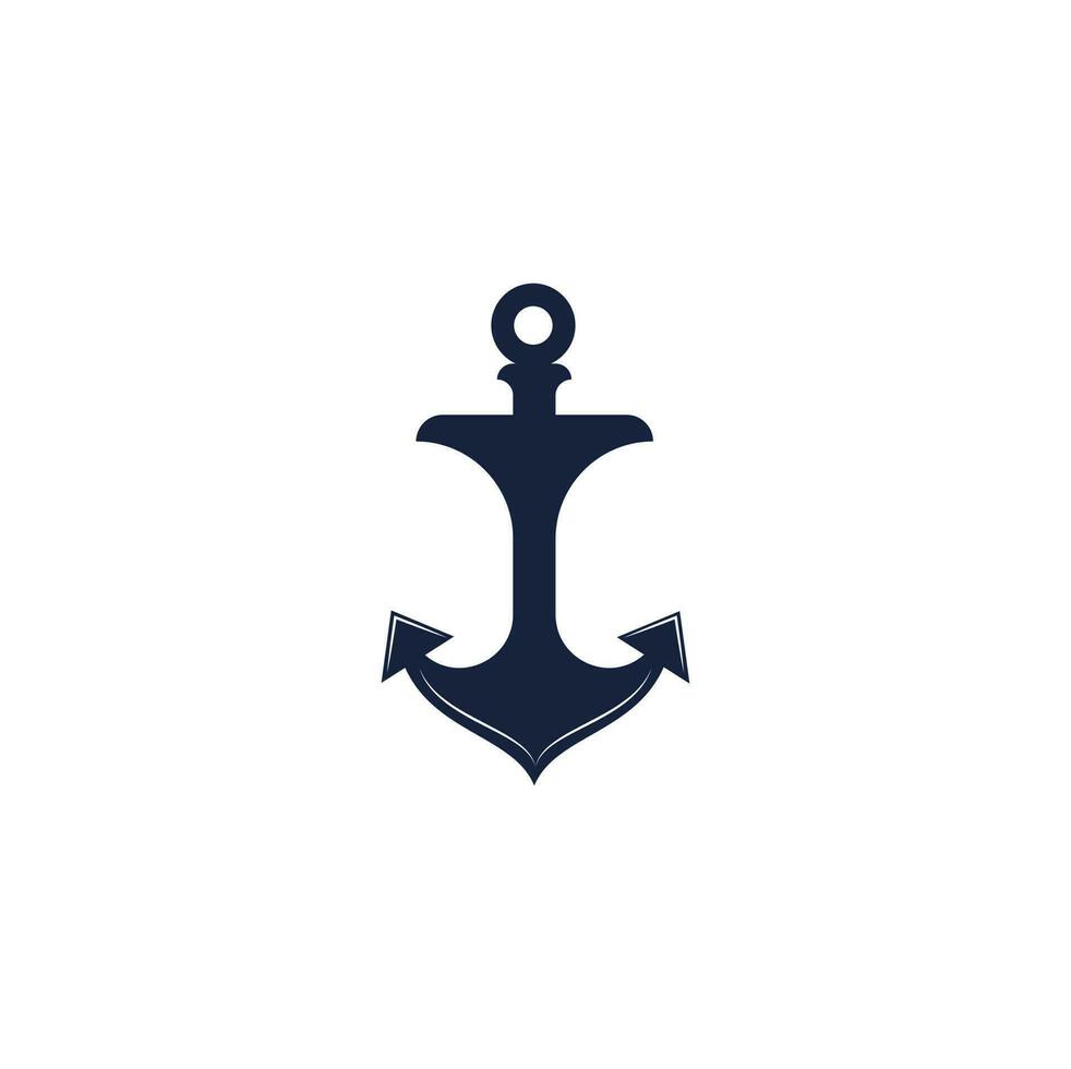Anchor logo and symbol template icons vector