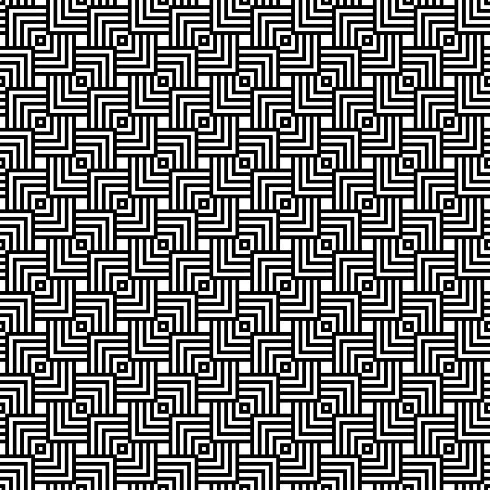 Seamless Black and White Vector Patterns