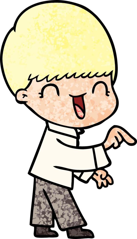 Vector man character in cartoon style