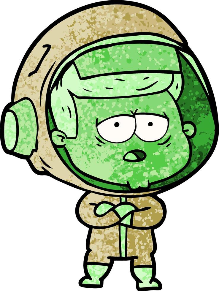 Vector astronaut character in cartoon style