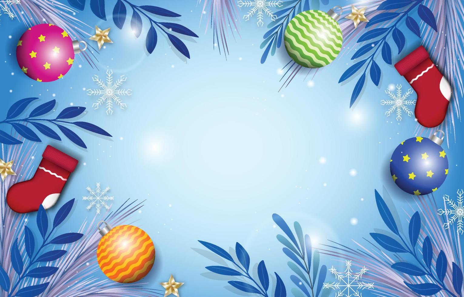 fondo de navidad de invierno vector