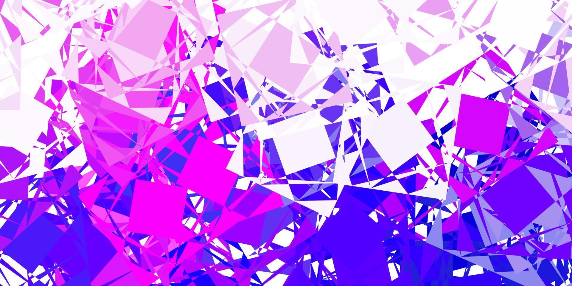 Light purple, pink vector background with triangles. 13970699 Vector
