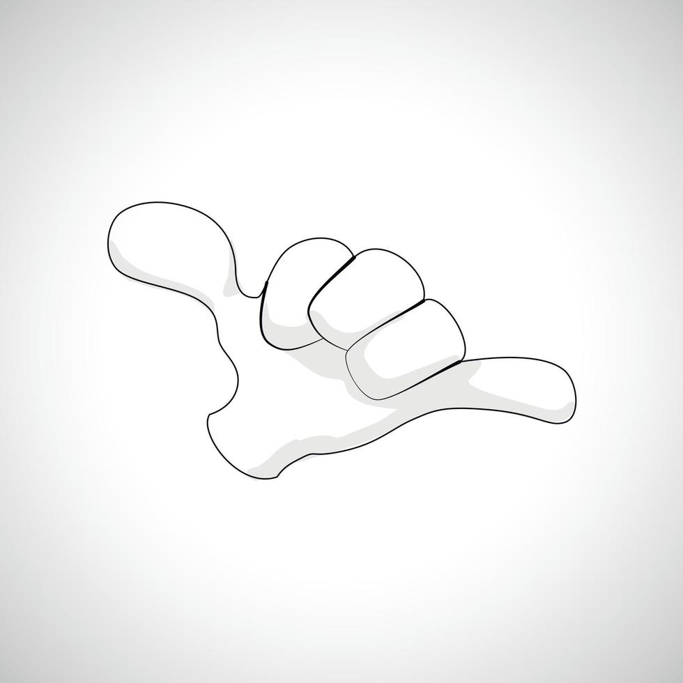 Comics Hand icon vector