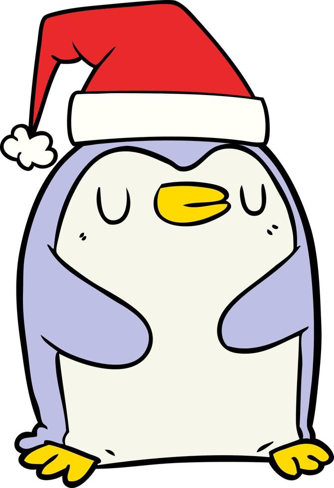 Cartoon cute penguin vector