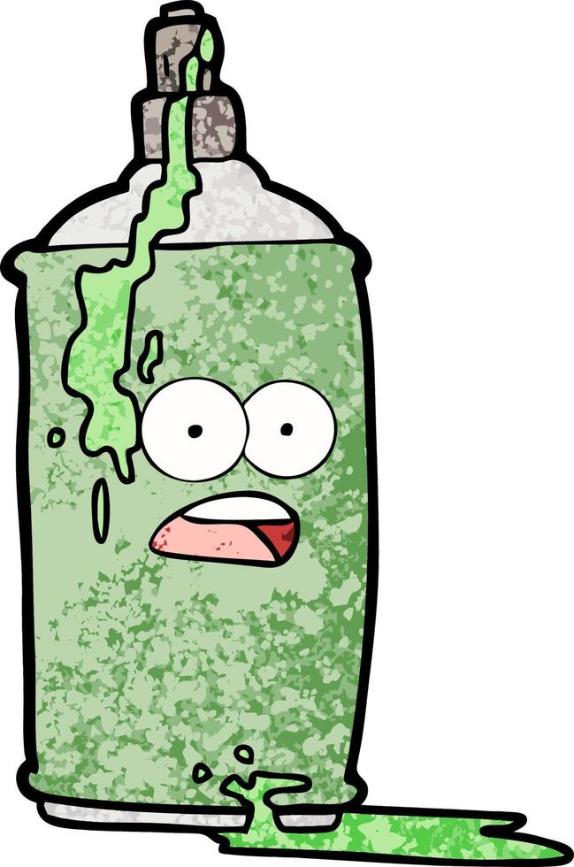 Retro grunge texture cartoon spray paint vector