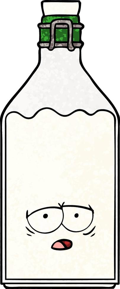 Cartoon cute bottle vector