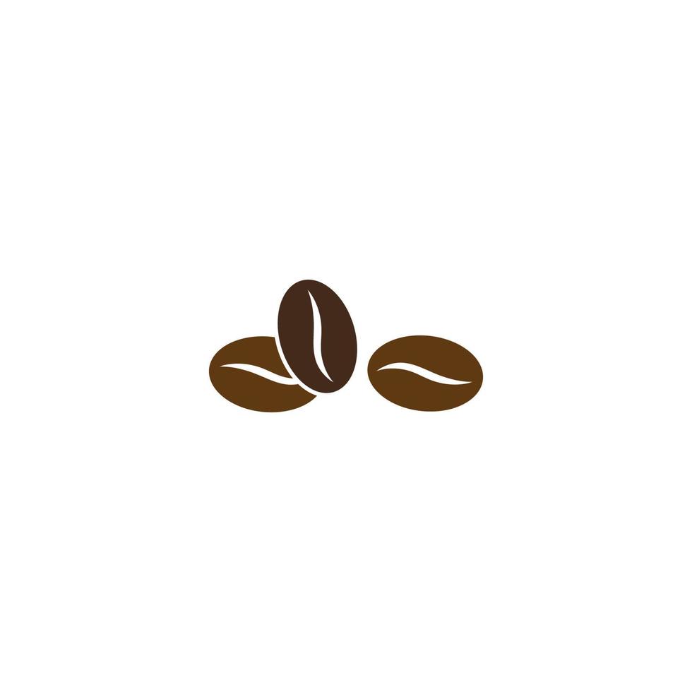 vector coffee beans template vector icon illustration