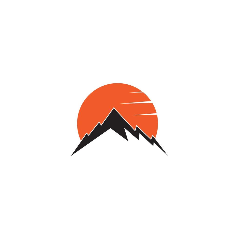 High Mountain icon  Logo Business Template vector