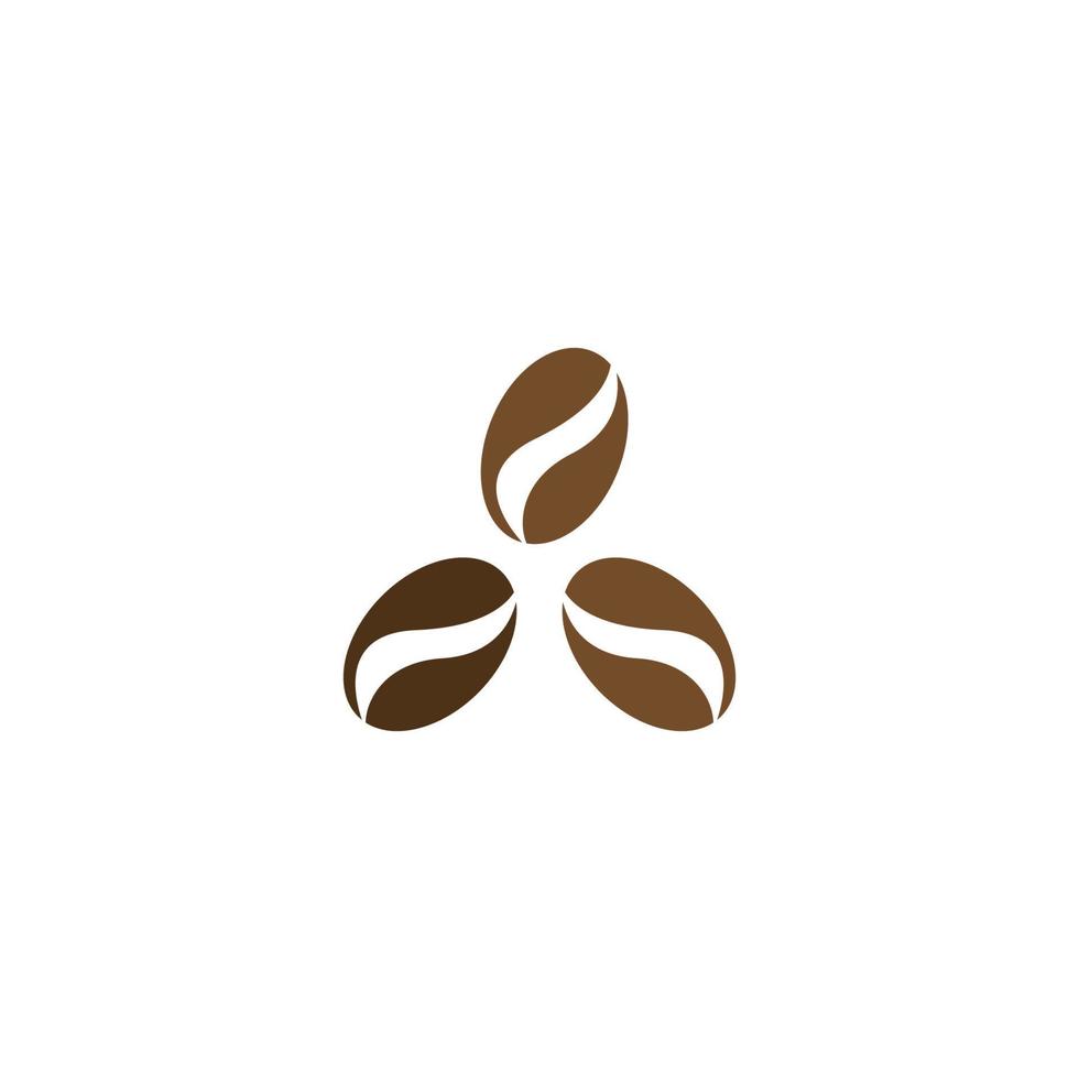 vector coffee beans template vector icon illustration