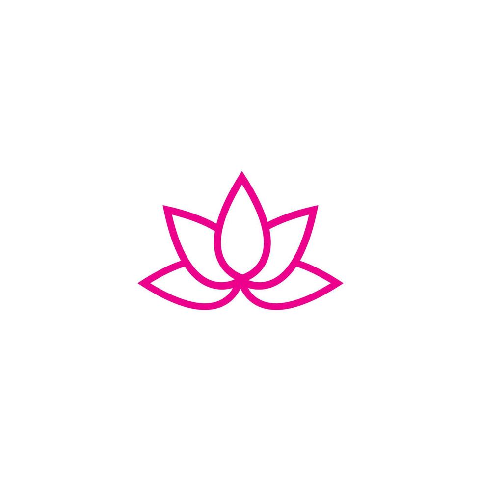 Beauty Vector Lotus flowers design logo Template