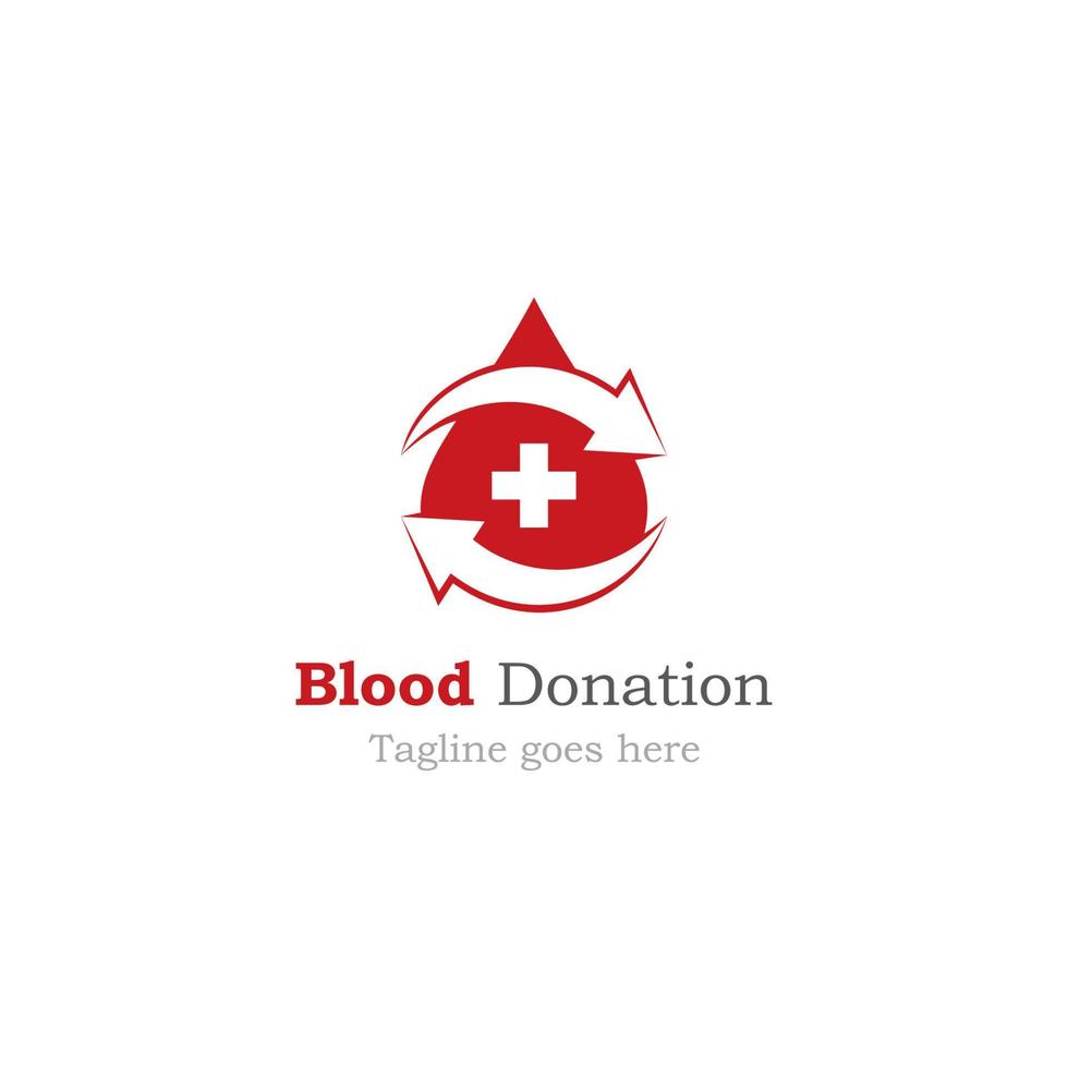 Blood Logo vector icon illustration