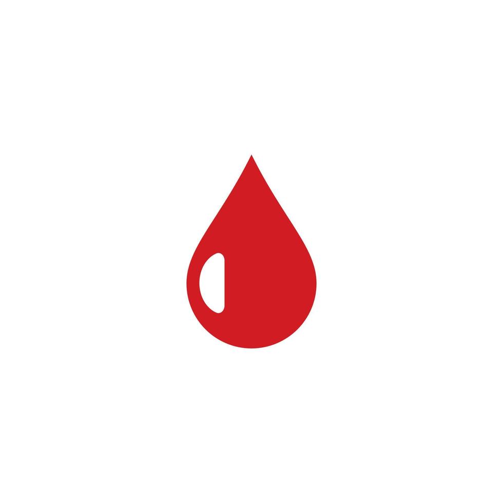 ilustración de icono de vector de logotipo de sangre