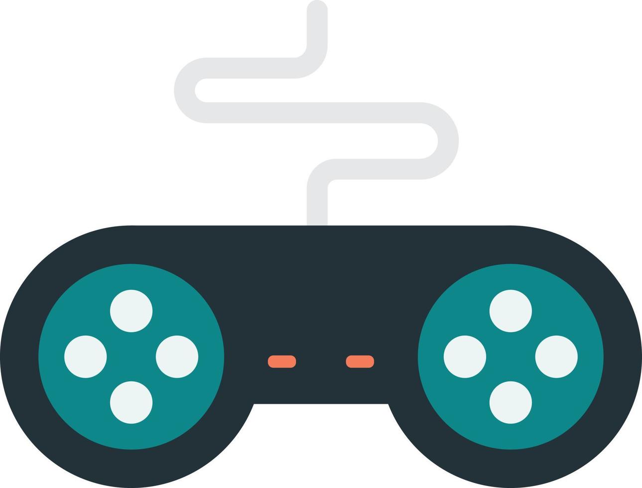 joystick for game illustration in minimal style vector