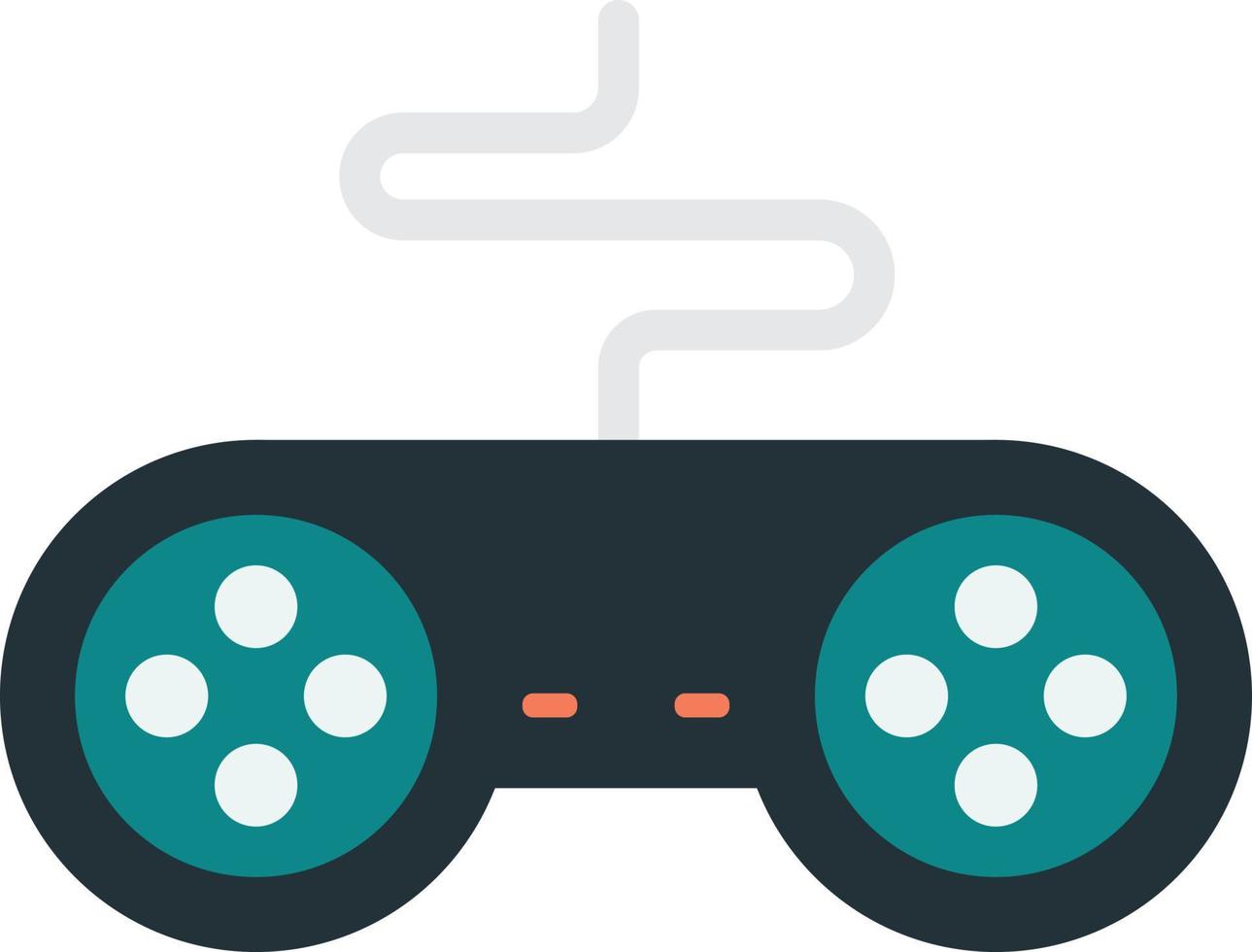 joystick para ilustración de juegos en estilo minimalista vector