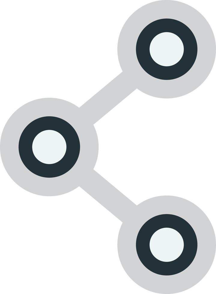 Links and connections illustration in minimal style vector