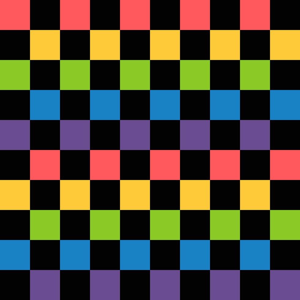 Rainbow checkerboard hotsell