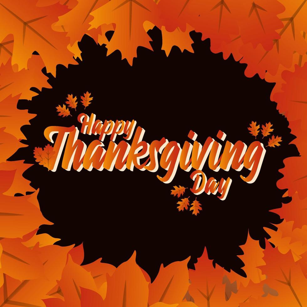 Happy Thanksgiving Day Illustration vector