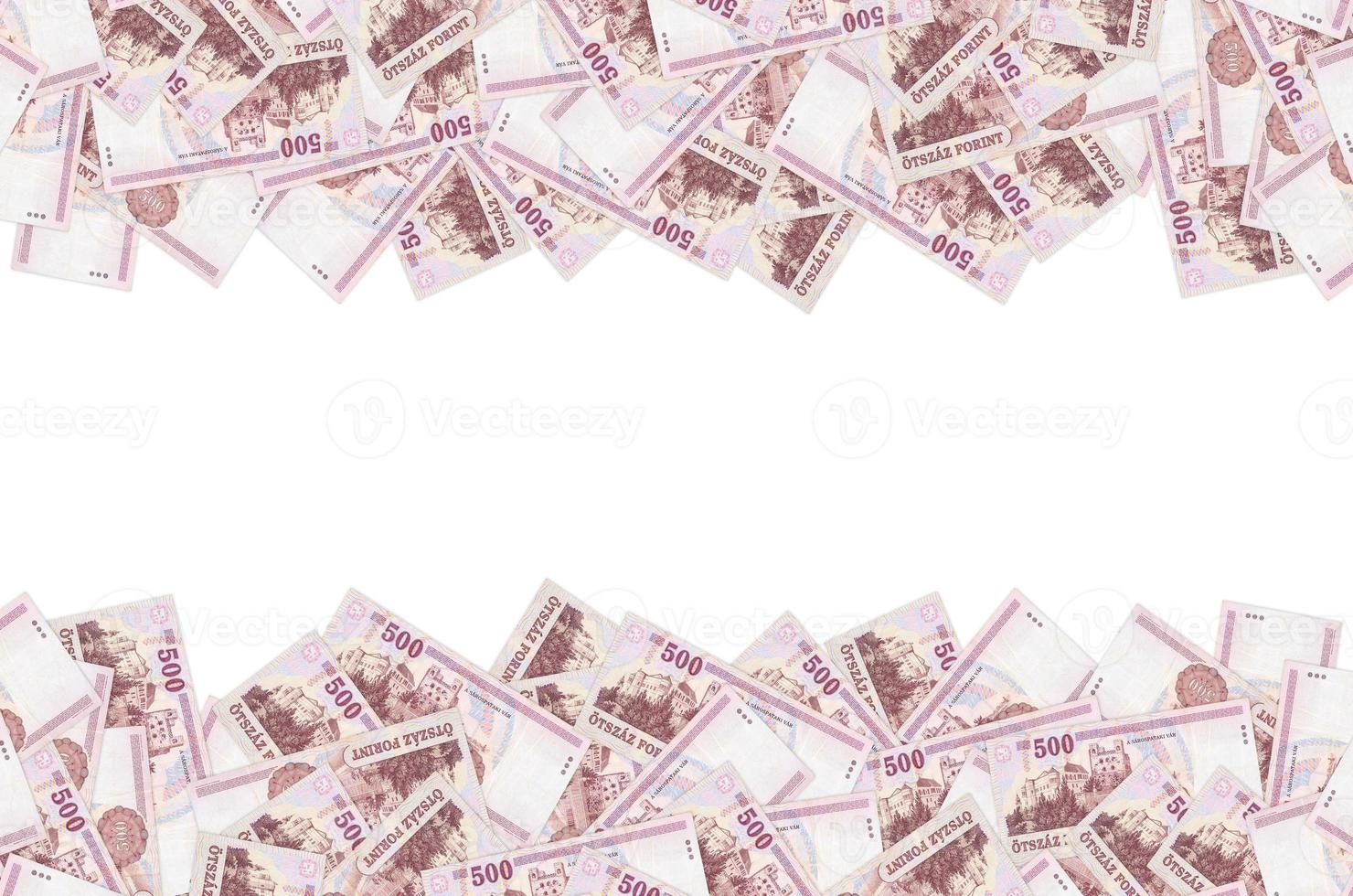 A Sarospatki Var building on Hungary 500 Forint 1993 Banknote pattern photo