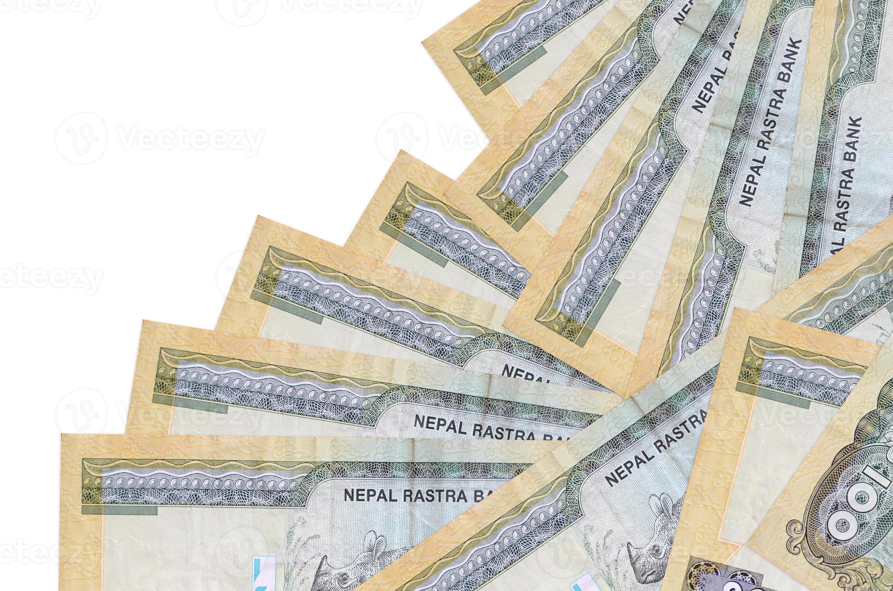 Los Billetes De 100 Rupias Nepalesas Se Encuentran En Un Orden los-billetes-de-100-rupias-nepalesas-se-encuentran-en-un-orden