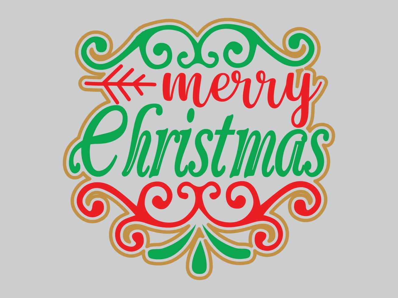 Christmas T Shirt Design File vector