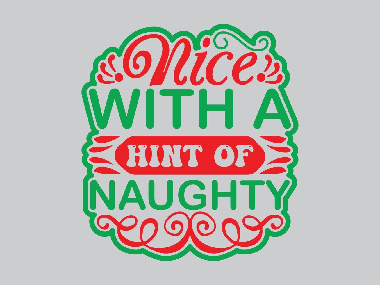 Christmas T Shirt Design File vector