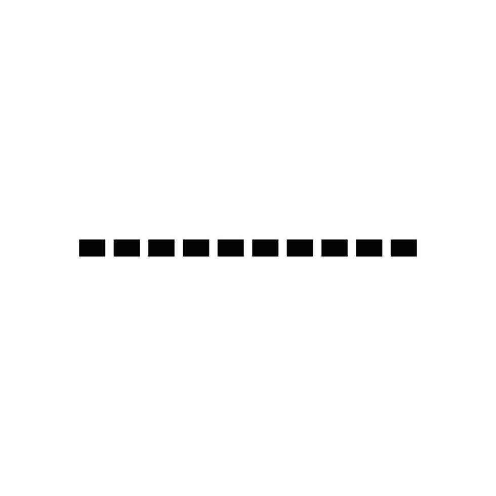 dotted line icon illustration. suitable for icon cut here. icon related to packaging. Simple vector design editable. Pixel perfect at 32 x 32