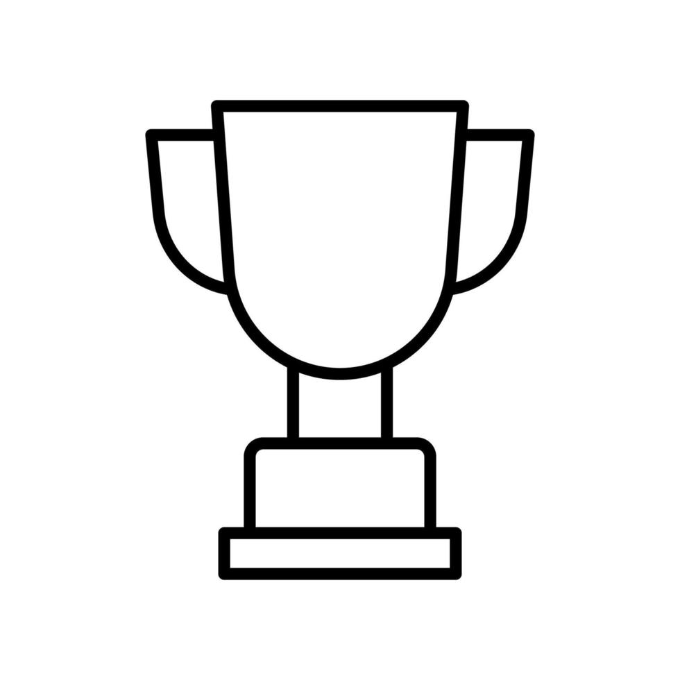 Trophy icon vector design templates