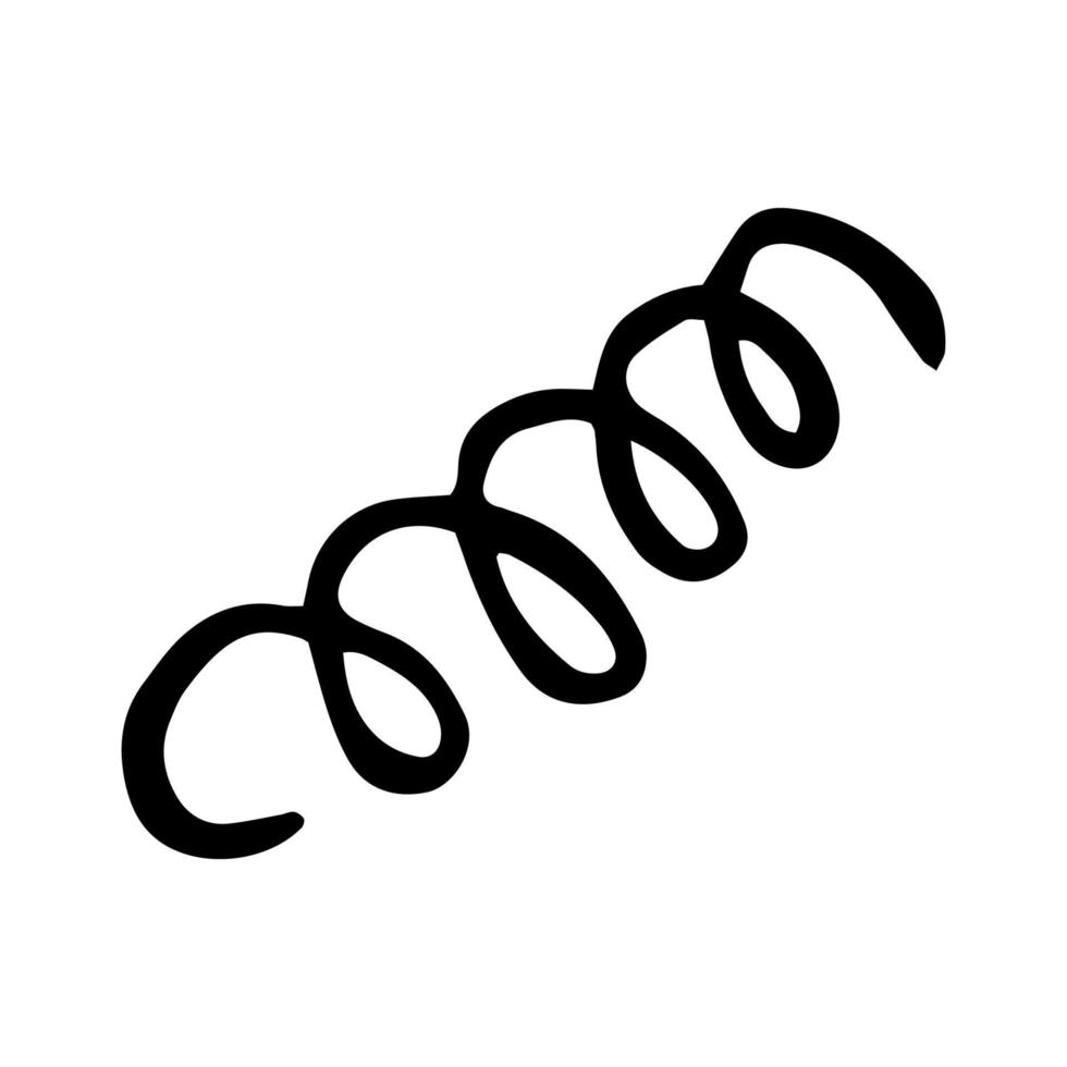 Vector doodle illustration of chaotic lines. For social media design, highlights, collages, backgrounds. Trendy scandi uniform