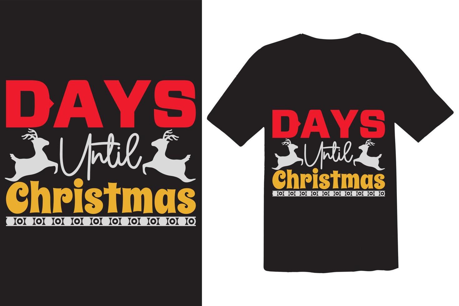 Days Christmas Design vector