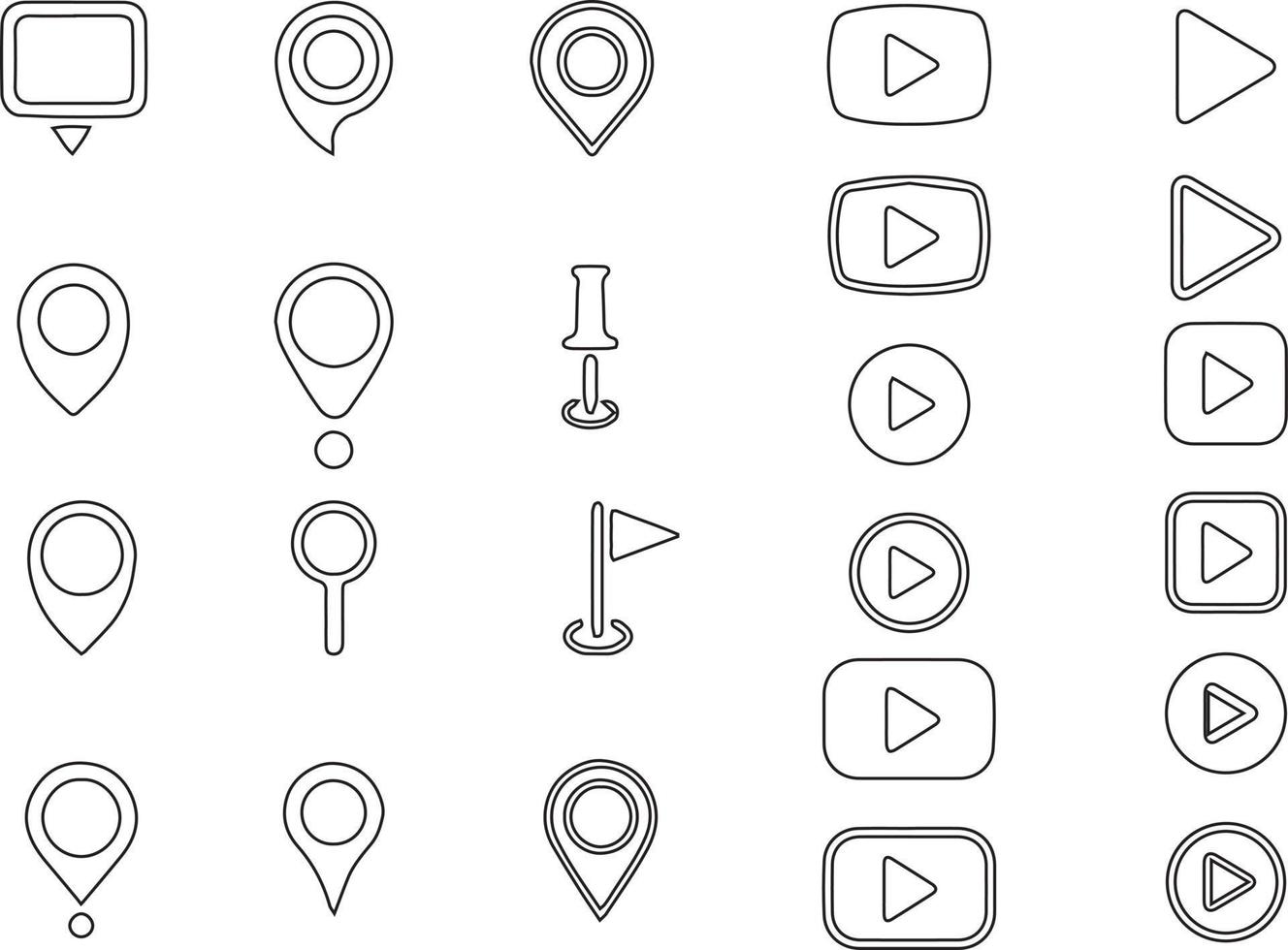 Location i Con vector Aliment