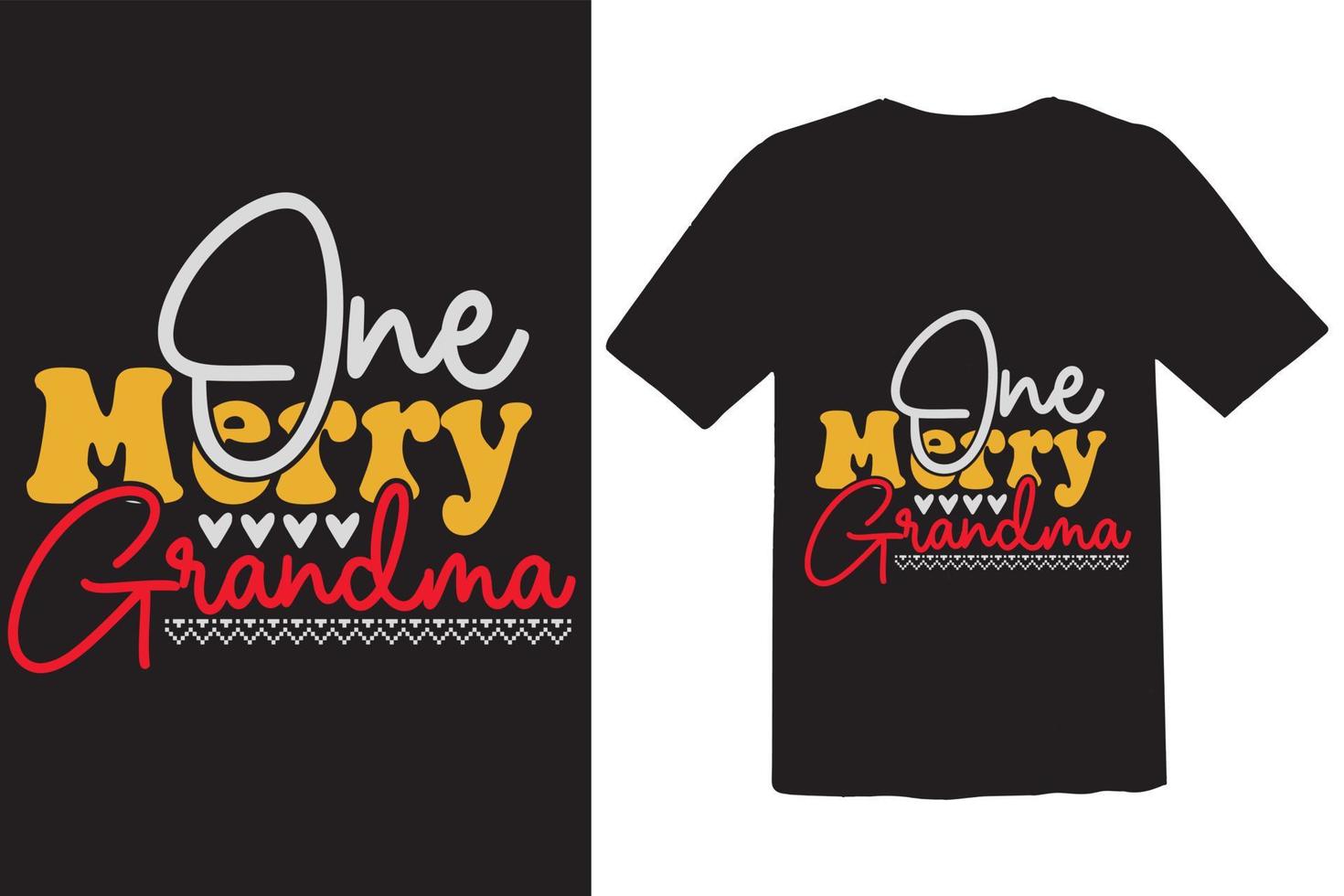 One merry Grandpa vector