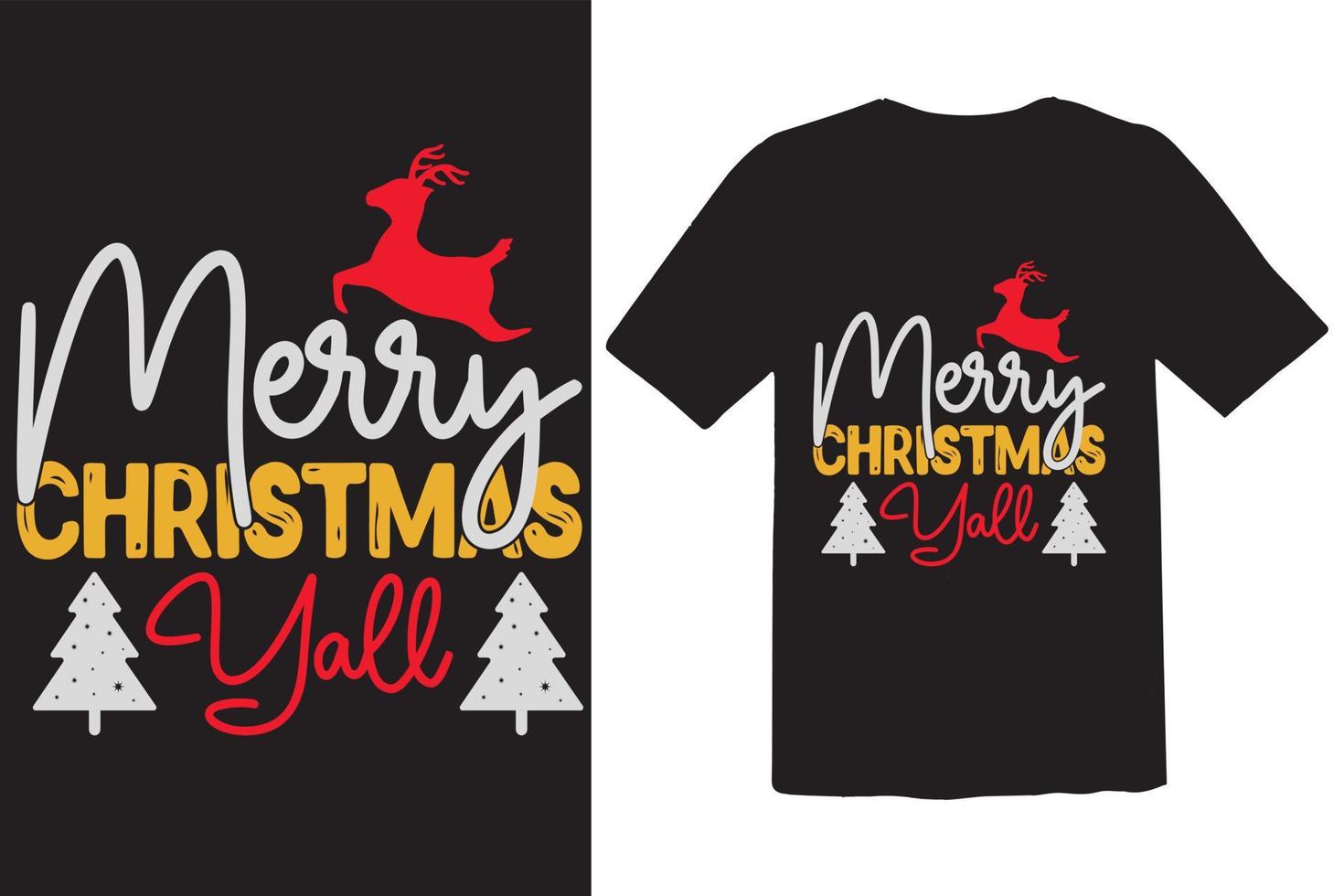 Merry Christmas  yall vector