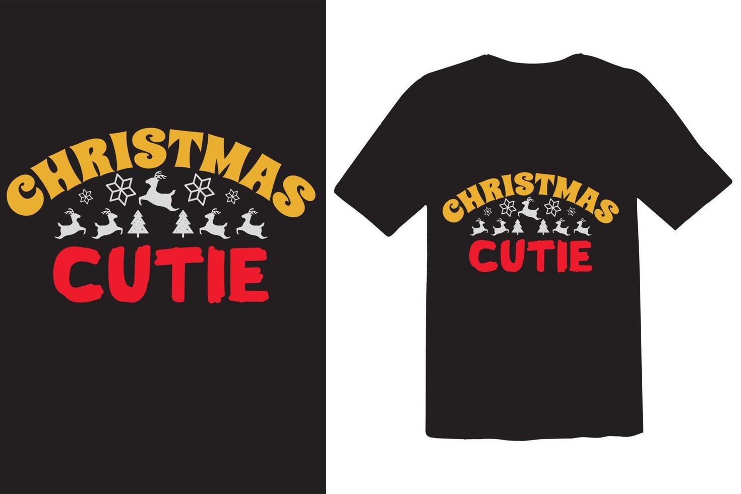 Christmas Cutie Design vector