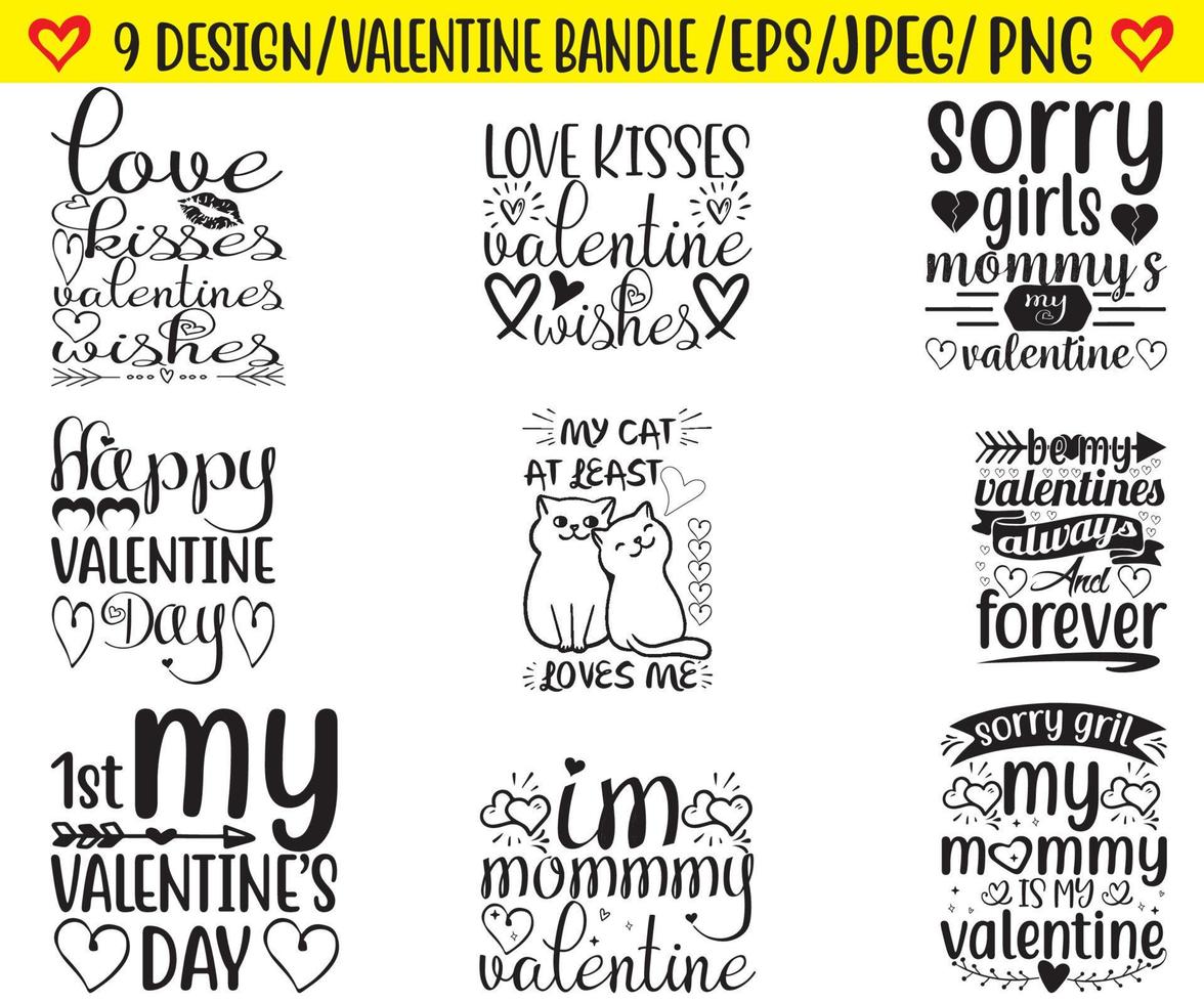 Valentine T-Shirt Design vector