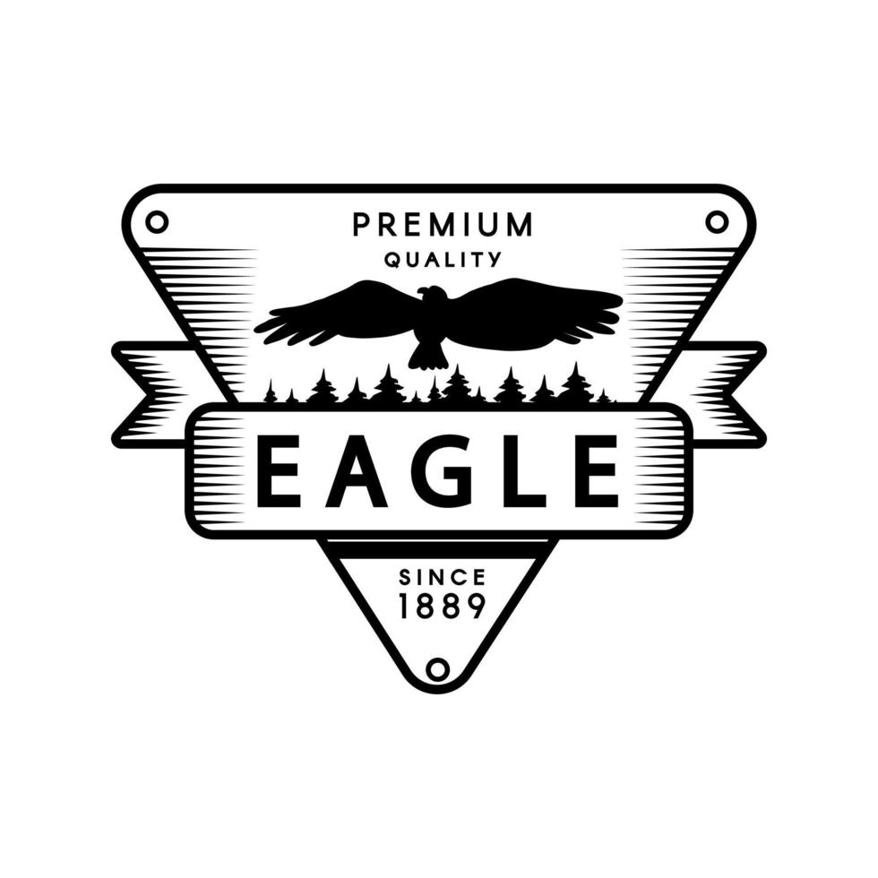 Eagle vector logo template