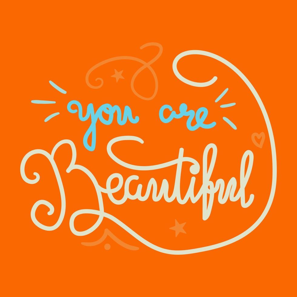 Motivation and Beauty Lettering Concept 13974853 Vector Art at Vecteezy