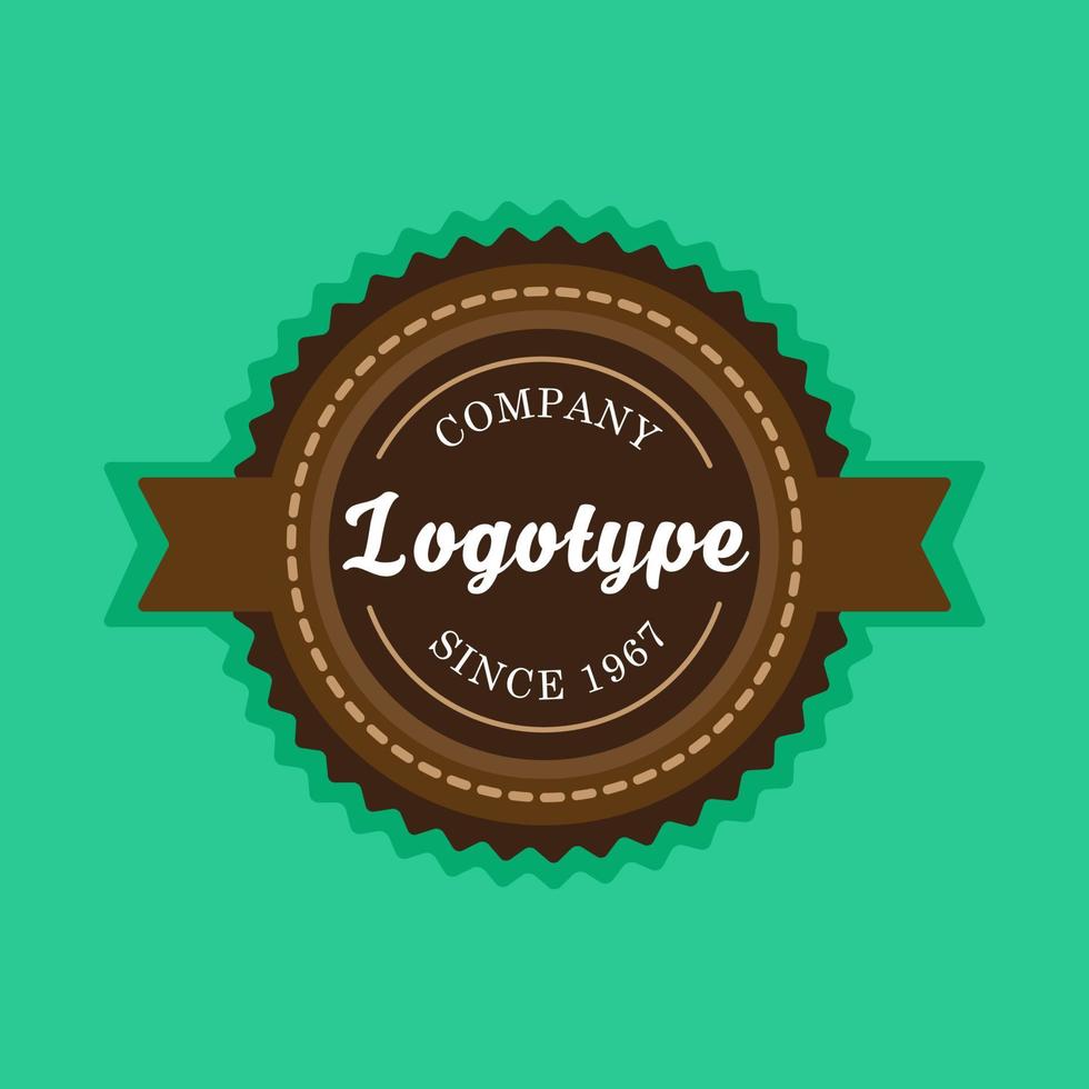 Vintage badge and label template vector