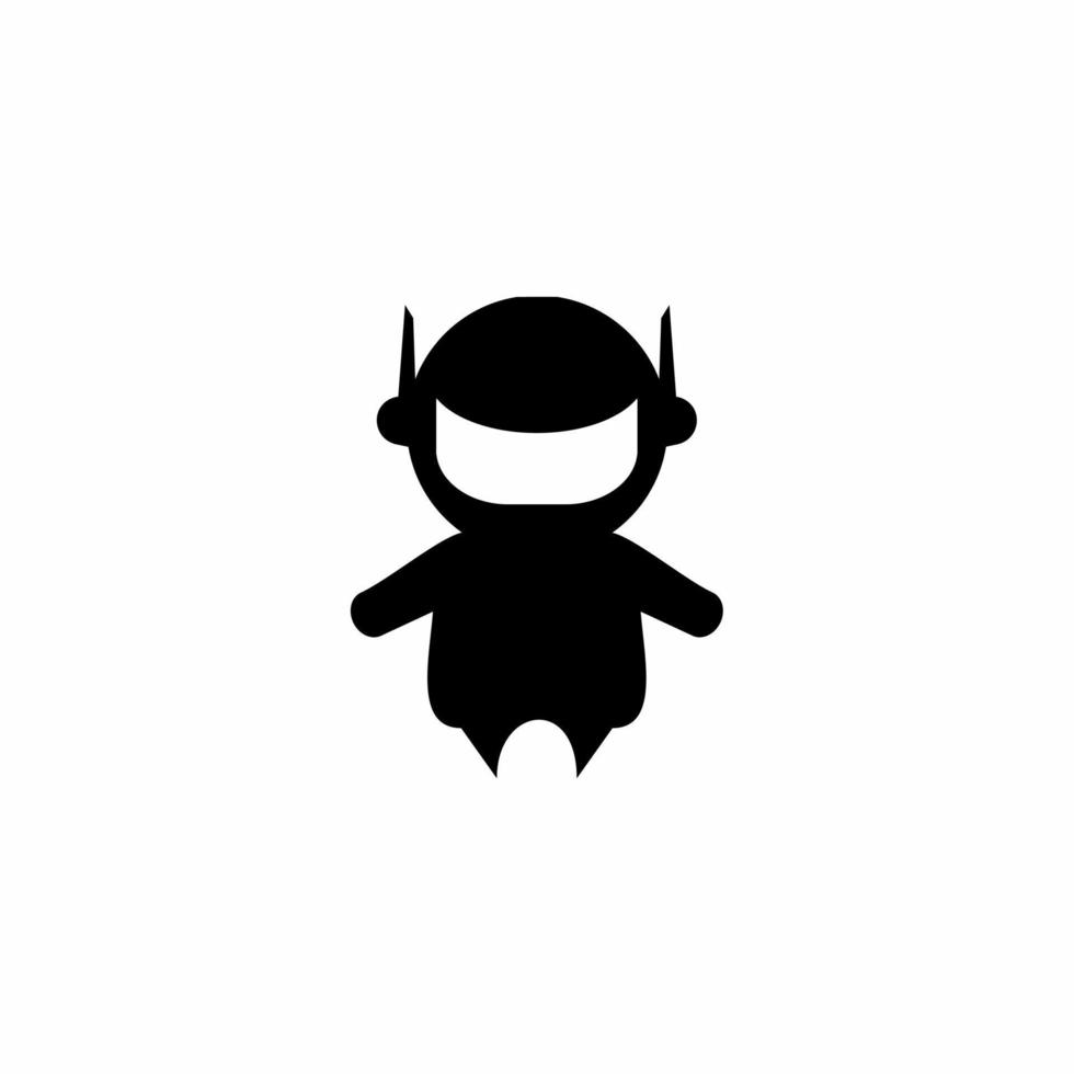 robot mascot logo template design. vector