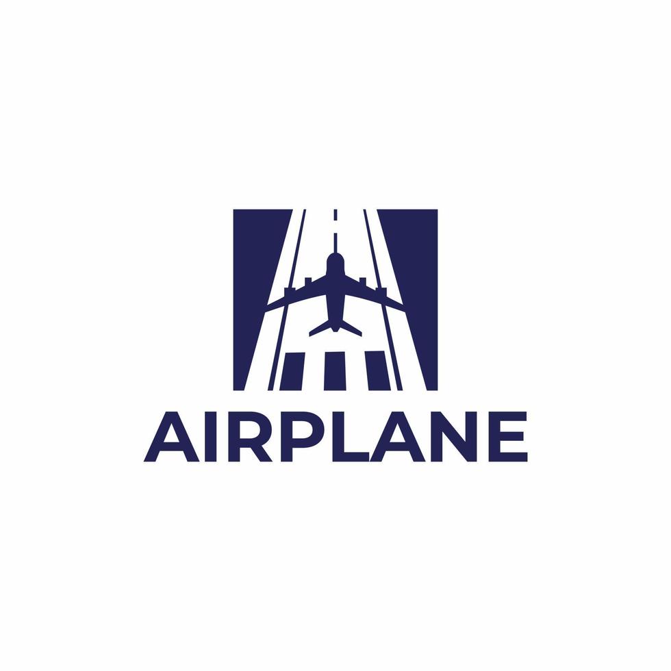 airplane logo design vector inspiration