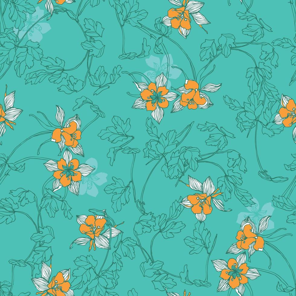 Floral seamless patterns. vector design for paper, cover, fabric, interior decor and other users.
