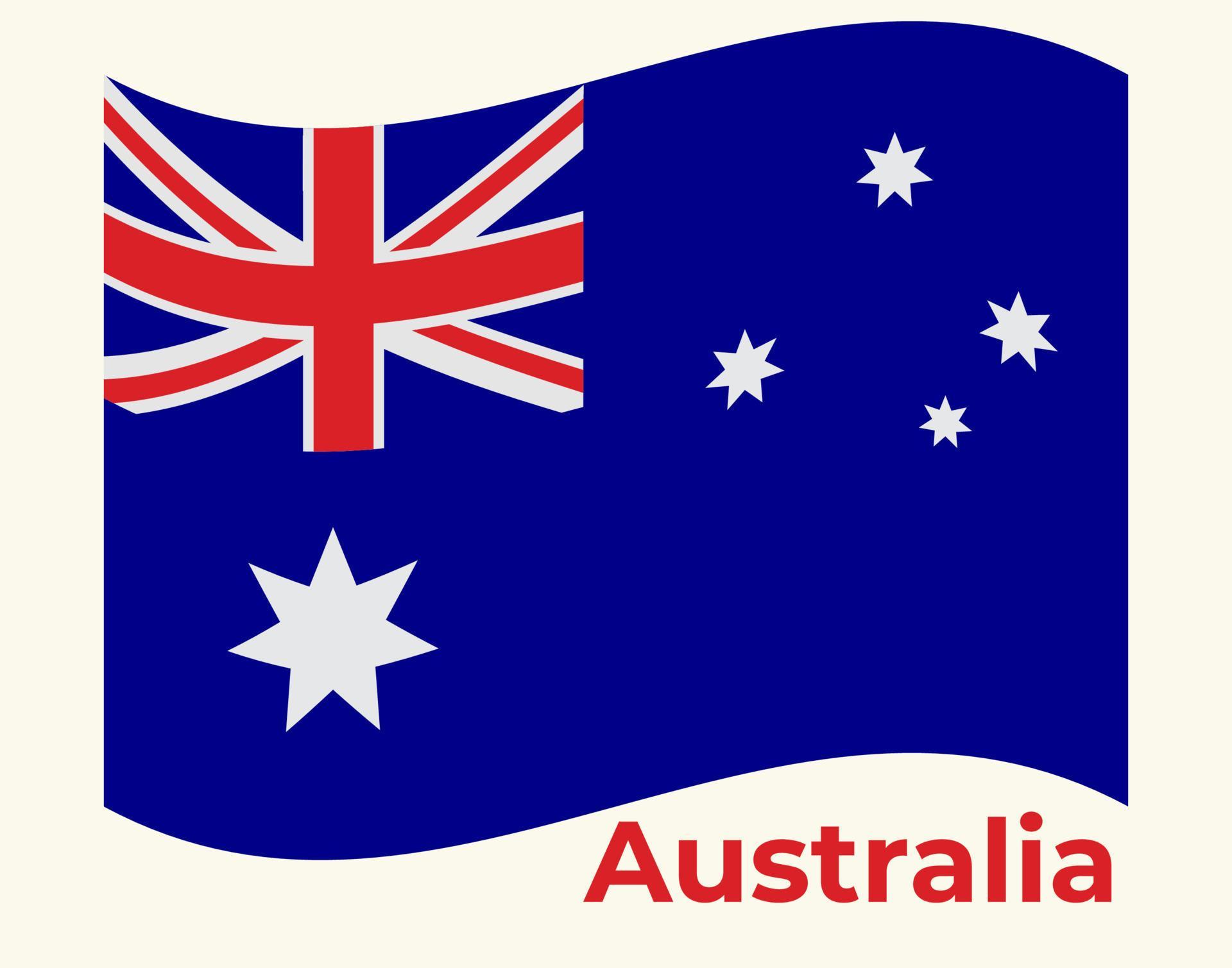 Australian flag vector illustration, Australia National Flag 13975371