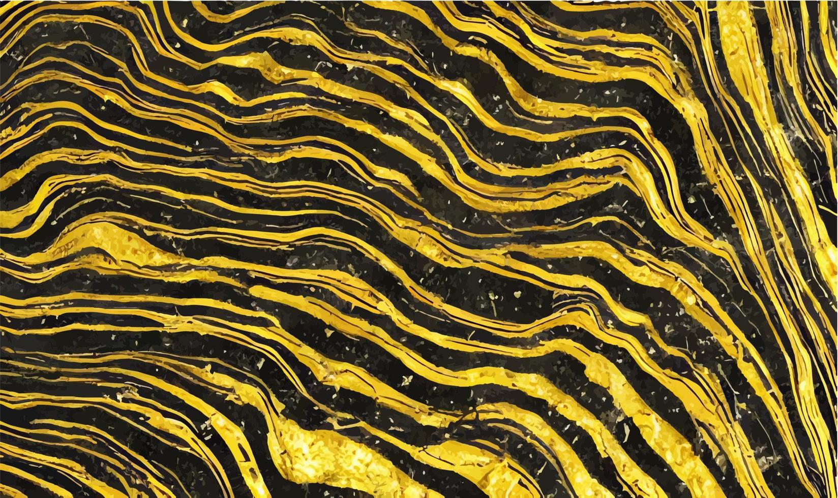 Golden marble texture with many contrasting textures.Vector. vector